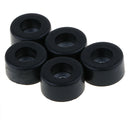 5 Pack 38x19mm Round Rubber Bumpers Black Feet Spacers for Electronics, Computer