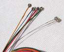 New A Set 6pcs Rainbow Colorful Color Strings For Acoustic Guitar Hot Accessory