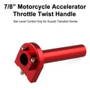 Aluminum Motorcycle Throttle Twist Grip Dirt Pit Bike ATV UTV Handlebar Parts