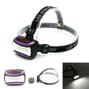 3W COB LED HeadLight AAA Torch Zoomable Headlamp Ultra Bright Light