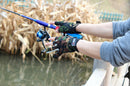 1 Pair Camouflage Camo Anti Slip 3 Cut Finger Ice Fly Fishing Tackle Gloves