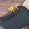 U-shape bian stone guasha gua sha board comb shape massage healthy beauty to FT