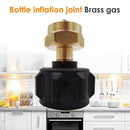Camping Stove Outdoor Gas Stove Propane Refill Adapter Burner Valve with QCC1