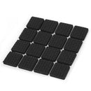 Furniture Table Feet Floor Protection Pads Protectors 18mm 32pcs Black