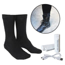 Thermal Heated Socks Electric Adjustable Camping Foot Warmer Men Women Socks