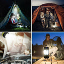 50000LM LED Flashlight Camping Lamp USB Rechargeable Work Light Torch 4 Modes bs