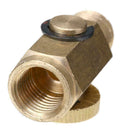 1/4'' NPT Inline Regulator Solid Brass Compressed Air Valve Pressure Tackle