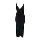 BlackSexy WomenBandage Backless MaxiDressSummer Beach Nightclub Cocktail M  A