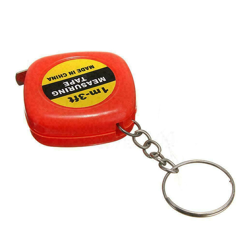 Mini-Retractable Ruler Key Chain Pocket Size Metric 1m/328F Sa S9L5