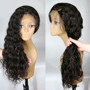 Front Human Hair Wigs For Black Women Remy Peruvian Deep Curly Human Hair L