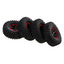 115mm Rubber Tire 1.9" Rim for 1/10 RC4WD D90 TF2 RC Crawler Off-Road Buggy