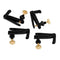 4pcs Violin Fine Tuner Adjuster with Copper Plating Screws for 3/4 4/4 Size
