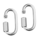 304 Stainless Steel Quick Link Lock Ring Hook Chain Fastener Hook Carabiner
