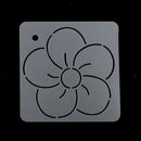 2pcs Plastic Clear Quilting Stencil Template for Sewing DIY Crafts 12x12cm