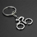 Sport Metal Bicycle Bike Cycling Riding Keychain Keyring Keyfob Key Chain Ring J