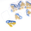10Pair Soft Silicone Ear Plug Reusable Hearing Protection Earplug With Cord MO