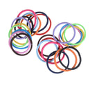24pcs Elastic Bands Rubber Hair Accessories For Girls Women Multicolor Tie GSRJ+