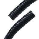 20 Ft 3/4 inch Split Wire Loom Conduit Polyethylene Tubing Black Color Slee Q2R4