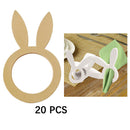 20Pcs Wood Cute Napkin  Serviette Holder Stand Kitchen Tables Decoration