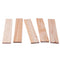 5pcs Natural Wooden Craft Sticks Pine Wood Strips  9.84 x 1.97 x 0.32inches