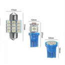 13x Auto Car T10 5050 Interior LED Lights For Dome License Plate Lamp 12V Kit OZ
