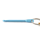 3Pcs/Set Aluminum Crochet Hooks On Keychain/Keyring Knitting Needles Craft DIY