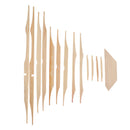24pcs DIY Acoustic Classic Guitar Spruce Brace Wood Kit for Guitar Making