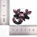 Rhinestones scorpion Beaded Sequins Sew On Patches for clothes DIY Applique ^
