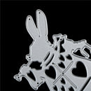 Alice Wonderland White Rabbit Metal Cutting Dies Stencil DIY Album Deco Craft SP