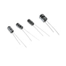 120pcs Straight 12 Value Kit 1uF-470uF Electrolytic Capacitor Assortment