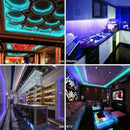 12V 150 LEDs Lights Strip Bluetooth Controlled RGB 5050 For Room Ceiling Outdoor
