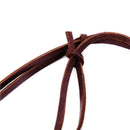 Unique Creative Arrow Pendant Unisex Retro Long Chain Leather Rope Necklace BDME