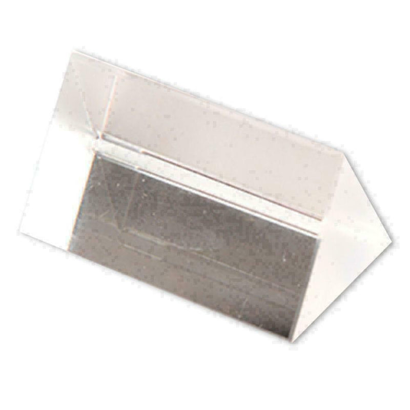 8cm Optical Glass Triple Triangular Prism Physics Teaching V1B1 Light S Spe N8S1