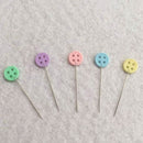 200 Pieces Flat Button Head Pins Boxed for Sewing DIY Projects (Assorted Co D9O8