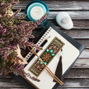 DIY Special Shaped Diamond Painting Leather Tassel Bookmark Creative Crafts
