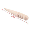 Wide slot narrow head polished cut round stick