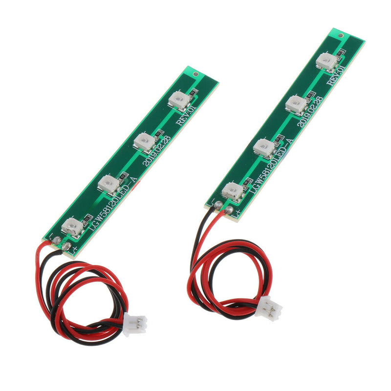 2Pcs RC Led Light Bar Board for WLTOYS XK X450 RC Aircraft Replacement