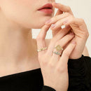 15pcs/set Simple Pattern Rings Set Women Stacking Rings Girl Fashion Jewell New