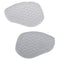 1 Pair Transparent Silicone Gel Cushion Insoles Massage Insert Half Size Pads Hn