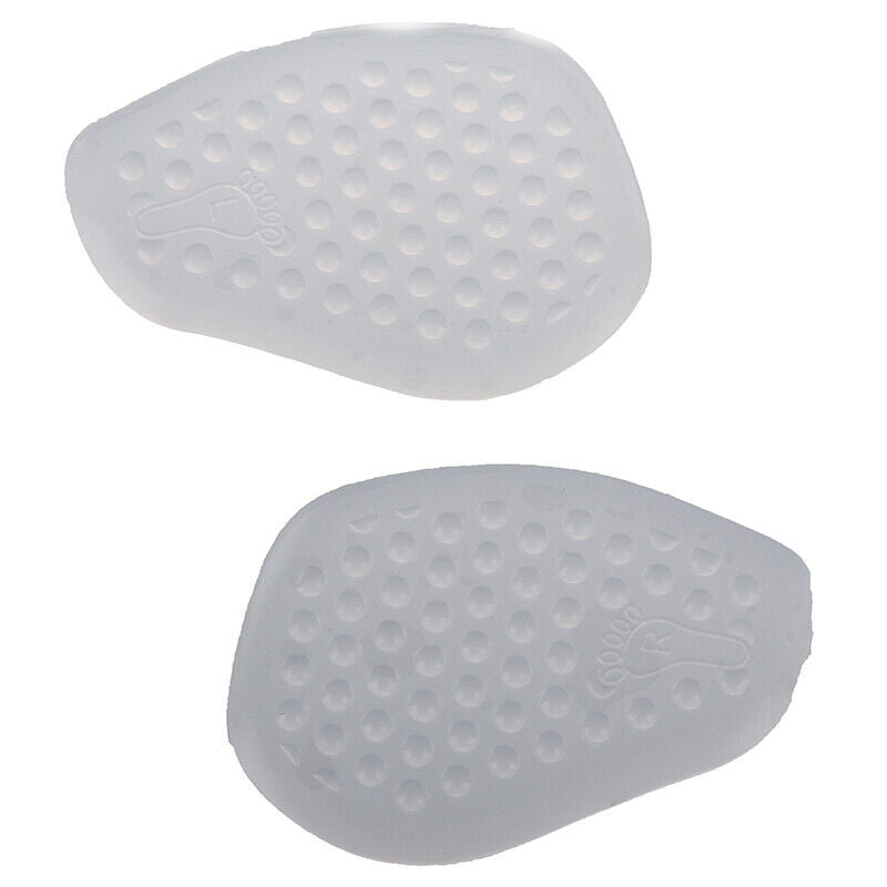 1 Pair Transparent Silicone Gel Cushion Insoles Massage Insert Half Size Pads Hn