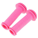 Mountain Bike Rubber Handle Grips Bar Grips Cover for Children Bike Rose Red