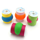 48pcs Assorted Silicone Bobbin Holders Clips Clamps Thread Spool Huggers