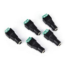 5x Newest 5.5x2.1mm female jack dc power adapter connector plug for cctv ca3C