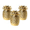 3x Ceramic Pineapple Shape Statue Desktop Display Home Office Cafe Decor
