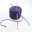 11Pcs 2MM-8MM 11 Size Single Pointed Knitting Needles Needles Weave Yarn Craft