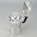 Aluminum Coffee Moka Maker Coffee Cup Expresso Latte Stove Percolator 3 Cups