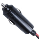 Black low voltage DC12V car cigarette lighter plug cable connection