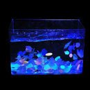 10pcs Luminous Light-emitting Artificial Pebble Stone Fish Tank Aquarium