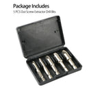 1SetDamaged Screw Extractor RemoveSet EasyOut Bolt Screws ExtractorsDrill Bit OZ