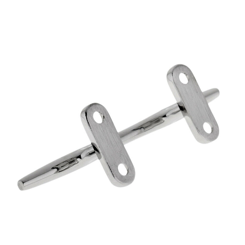 2PACKS 316 Stainless Steel Deck Dock Sleek Line Rope Cleat 5" for Boat/Yacht